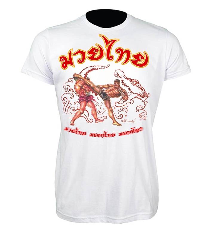 เสอยดผาฝายมวยไทย Cotton T Shirt Muay Thai เอราวณเสยงา ErawanSueynga