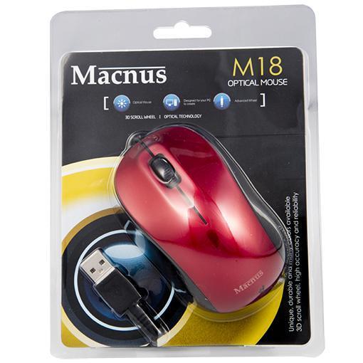 MACNUS M18 RED MOUSE OPTICAL