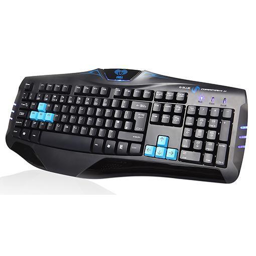 E-Blue Cobra EKM057BK Advanced WASD LED Gaming Keyboard