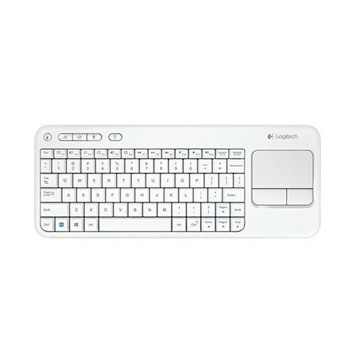 Logitech k400r white wireless touch keyboard