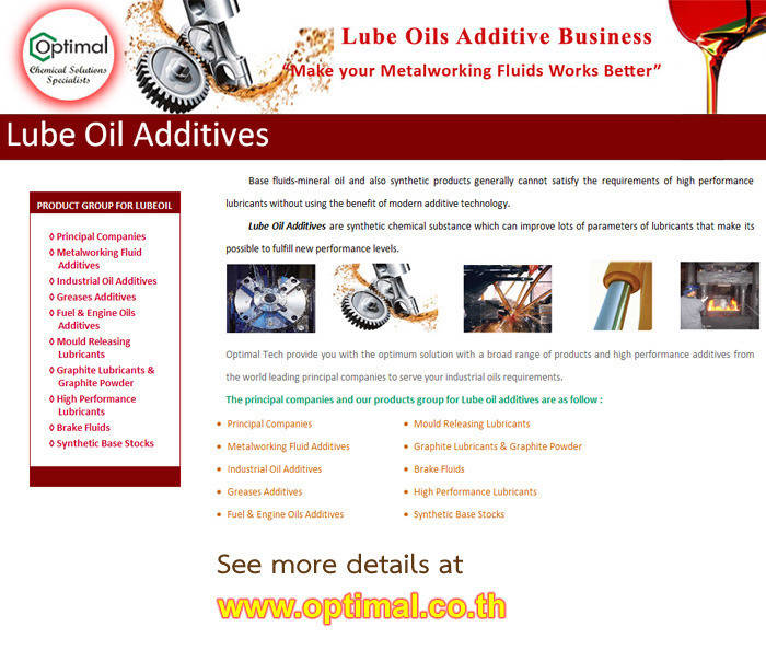 Group 3 Lube Oil Additive Business