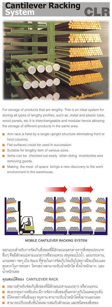 Cantilever Racking System CLR